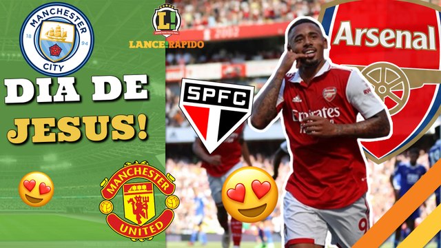 LANCE! Rápido: Gabriel Jesus comanda vitória do Arsenal, Man. United humilhado e mais!