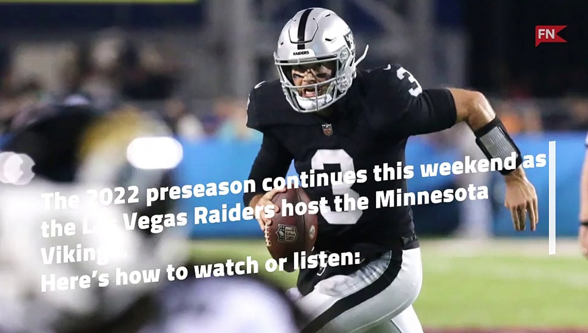 Raiders vs. Vikings - Preseason Week 1