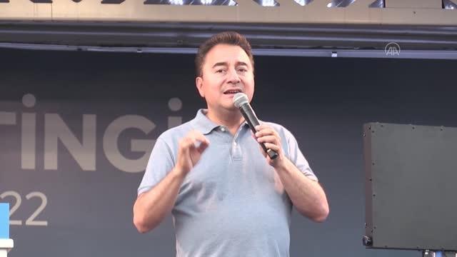 Yozgat politika: DEVA Partisi Genel Başkanı Babacan, Yozgat'ta mitinge katıldı