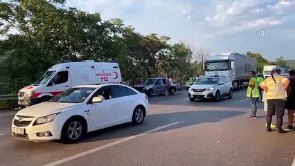 Bursa'da otobanda zincirleme kaza! Çok sayıda yaralı var