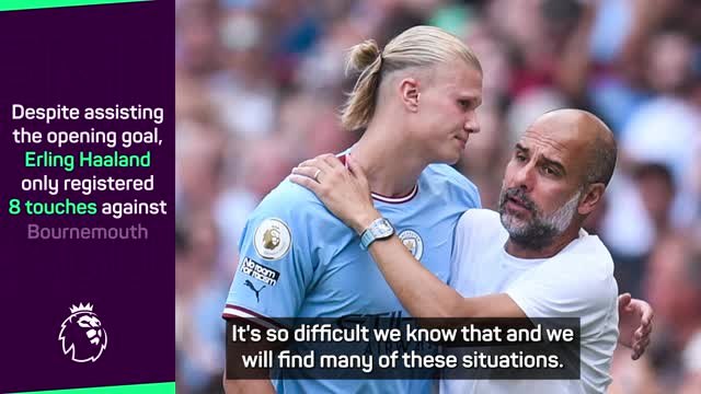 Haaland has the most difficult job in the world - Guardiola