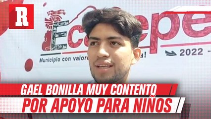 Gael Bonilla: "Estoy feliz de que los niños sigan entrenando"