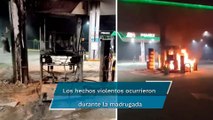 Comando armado incendia gasolinera y automóvil en Zitácuaro, Michoacán