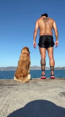 Golden Jumps When Owner Jumps