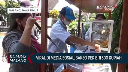 Murah Banget!! Bakso di Malang Ini Hanya 500 Rupiah Per Bijinya