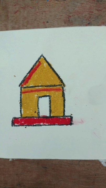 How to draw House easy