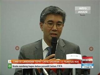 CIMB di landasan tepat capai sasaran 10 peratus ROE