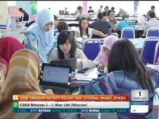 USM tangguh aktiviti kuliah dan tutorial akibat jerebu
