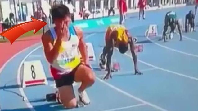 İslami Dayanışma Oyunları'na damga vuran an! Yarışmacının haç çıkarması herkesi hayrete düşürdü