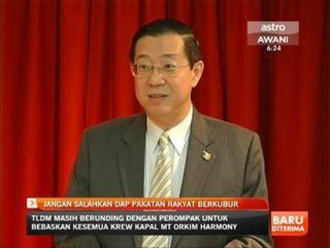 Jangan salahkan DAP Pakatan Rakyat berkubur