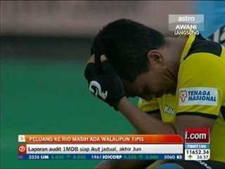 Peluang ke Rio masih ada walaupun tipis