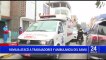 Los acusan de llegar tarde: Familia agrede a paramédico y destruye ambulancia de SAMU