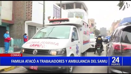 Los acusan de llegar tarde: Familia agrede a paramédico y destruye ambulancia de SAMU