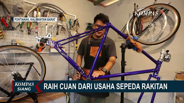 Pemuda di Pontianak Sukses Raih Cuan dari Usaha Rakit Sepeda Jenis Vintage Commuter Bike