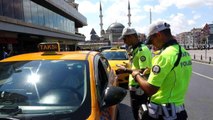 Taksim'de ticari taksi denetiminde ceza yağdı