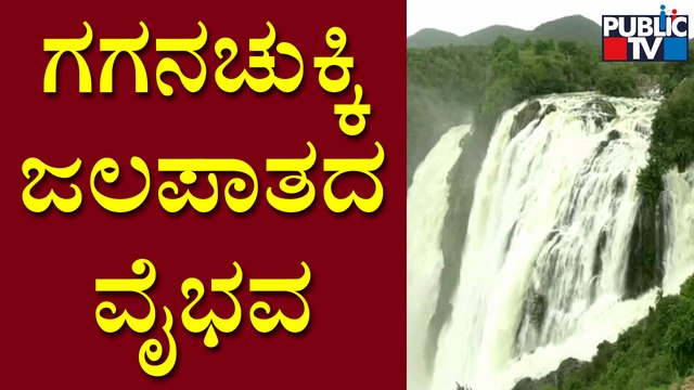 Gaganachukki Falls In Full Glory; Tourists Visit In Large Numbers | Public TV