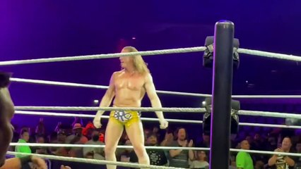 Matt Riddle throws Seth Rollins through TABLE!!!