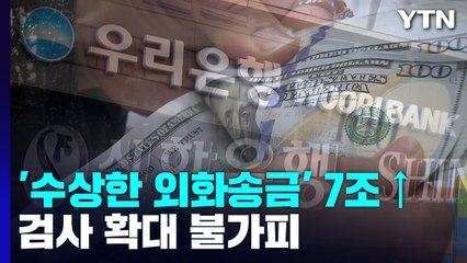 '수상한' 외화송금 7조 넘어...검사 확대 불가피 / YTN