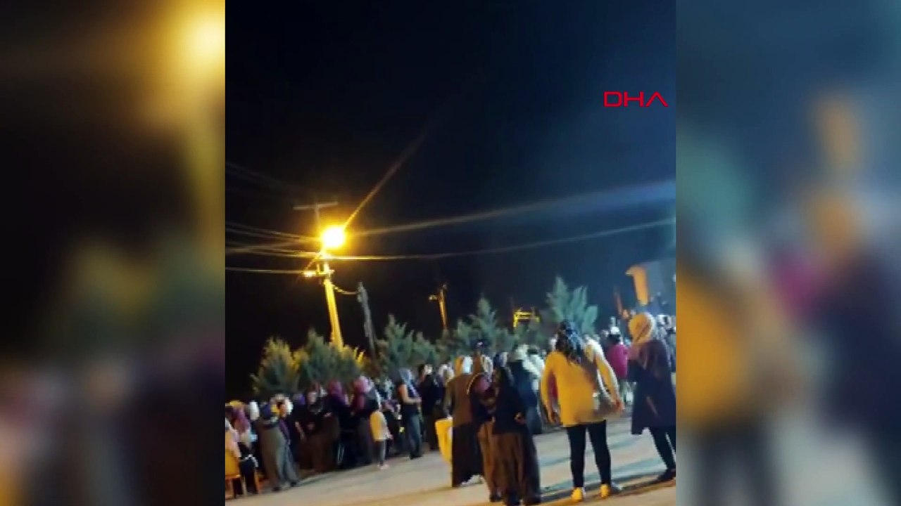 Magandaların düğünde attığı havai fişek davetlilerin üzerine patladı