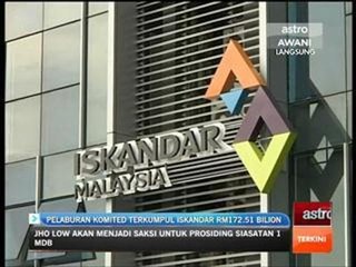 Pelaburan komited terkumpul Iskandar RM172.51 bilion