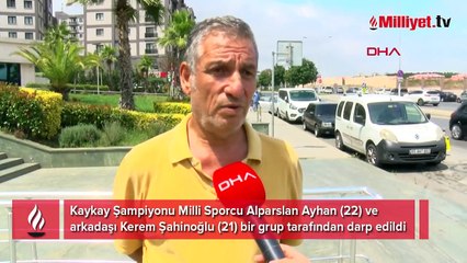 Türkiye şampiyonu milli sporcuya dayak! 'Kaykayla vurdular'