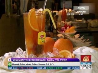 Minuman teh lebih menarik dalam 'Tea Twist'