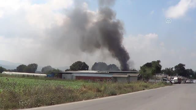 Son dakika haberleri... ÇANAKKALE - Hurda lastik deposunda yangın