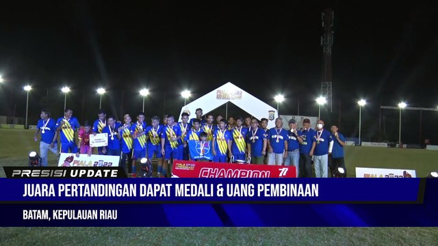 Final Pertandingan Sepakbola Piala Kemerdekaan Polda Kepri, PS BP Batam Juara Piala Kemerdekaan Tahun 2022