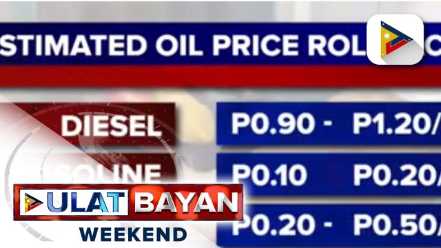 Higit pisong rollback sa presyo ng produktong petrolyo, asahan sa mga susunod na araw
