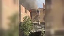 Son dakika haberleri... Mısır Kıpti Kilisesi başkent Kahire'nin batısındaki kilise yangınında 41 kişinin öldüğünü duyurdu
