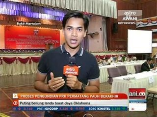 Proses pengundian PRK Permatang Pauh berakhir