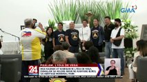 Mga kaanak at kaibigan ni Lydia de Vega, dumalaw sa huling araw ng kanyang burol.. | 24 Oras Weekend