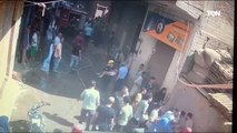 أول فيديو من موقع حادث حريق كنيسة أبو سيفين بإمبابة