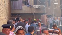رئيس الوزراء يصل إلى موقع حادث حريق كنيسة أبي سيفين بالجيزة
