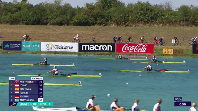 2022 European Rowing Championships - Munich, Germany - Women's Single Sculls (W1x) A-final