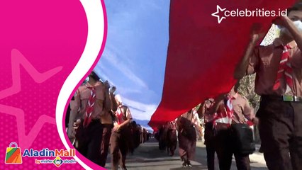 Sambut Hari Kemerdekaan, Warga Jember Lakukan Kirab Bendera