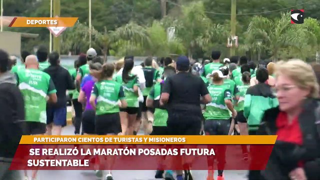 Se realizó la Maratón Posadas Futura Sustentable
