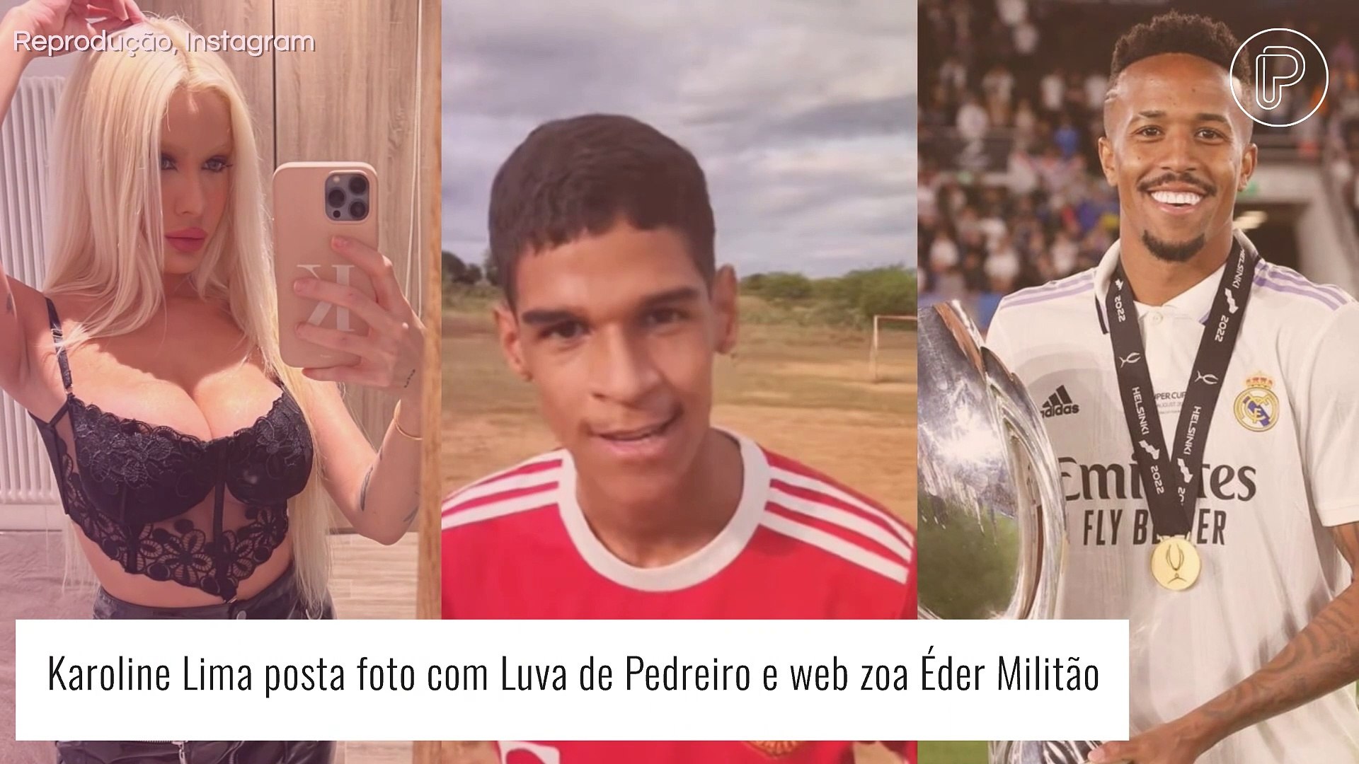 Karoline Lima curte festa com Luva de Pedreiro e Éder Militão é zoado na  web. Confira! - Vídeo Dailymotion