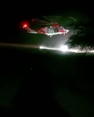 Helicopter rescue operation in Abu Dhabi