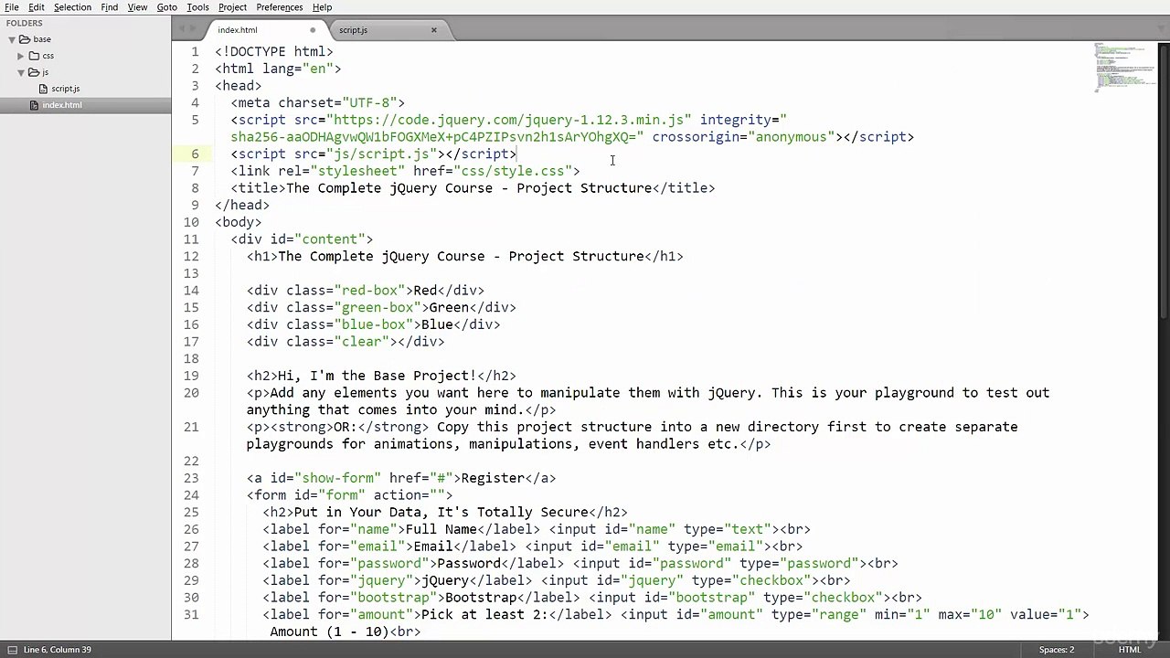 A Quick Overview of JavaScript and jQuery