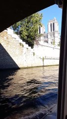 Notre Dame de Paris et le Petit Pont, 13 aout 2022 , 16h53