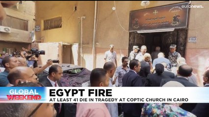 18 children among those killed in Egyptian church inferno