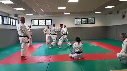 Cours khion ippon kumité marron noir 1dan