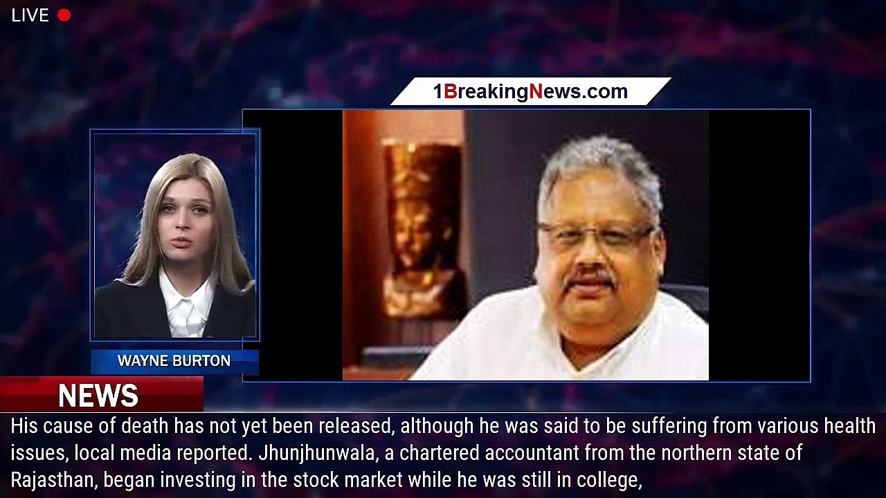 Rakesh Jhunjhunwala, nicknamed India's Warren Buffett, dies at 62