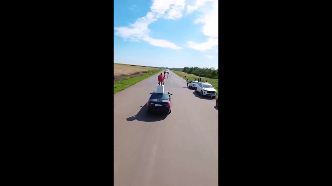 Une cascade très risquée mais impressionnante