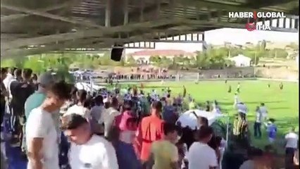 Ankara'da mahalle turnuvasında ortalık savaş alanına döndü: 5 yaralı O anlar kamerada...