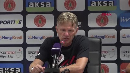Antalya haberi! SPOR HangiKredi Ümraniyespor - Fraport TAV Antalyaspor maçının ardından