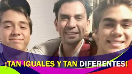 A sus 18 años, así lucen los gemelos de Jorge Salinas