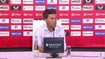 Rueda de prensa de Rubi tras el Almería vs. Real Madrid