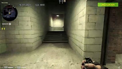 How to Smoke Fishbowl on Office, option 1 - CSGO